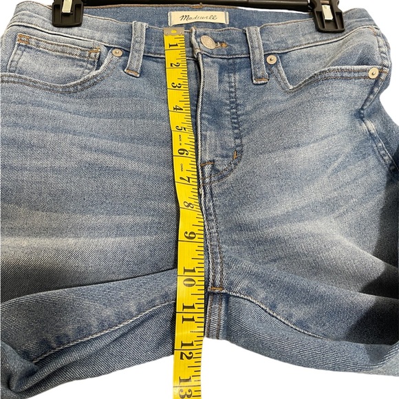 Madewell Hi Rise Skinny Crop Blue Jeans Distressed Size 26 - Picture 13 of 14